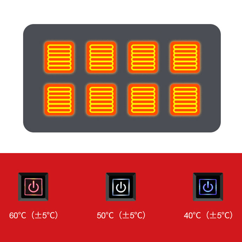 Warmteparadijs™ USB-verwarmde omslagdoek van fleece met drie standen