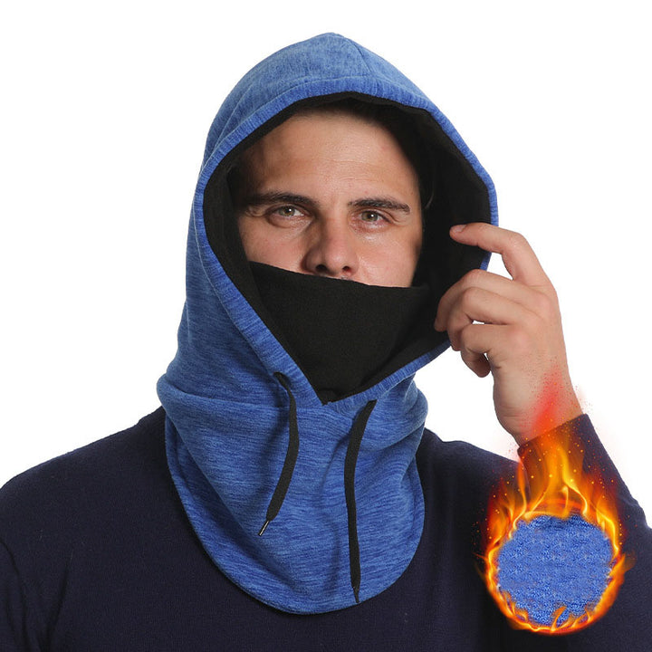 Fleece bivakmuts met capuchon