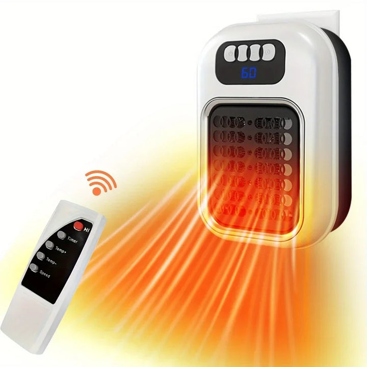 Stopcontact kachel met afstandsbediening en ledscherm
