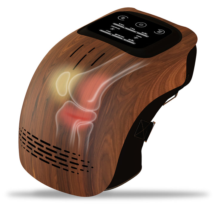 Knie massageapparaat met warmte en trilling – oplaadbaar