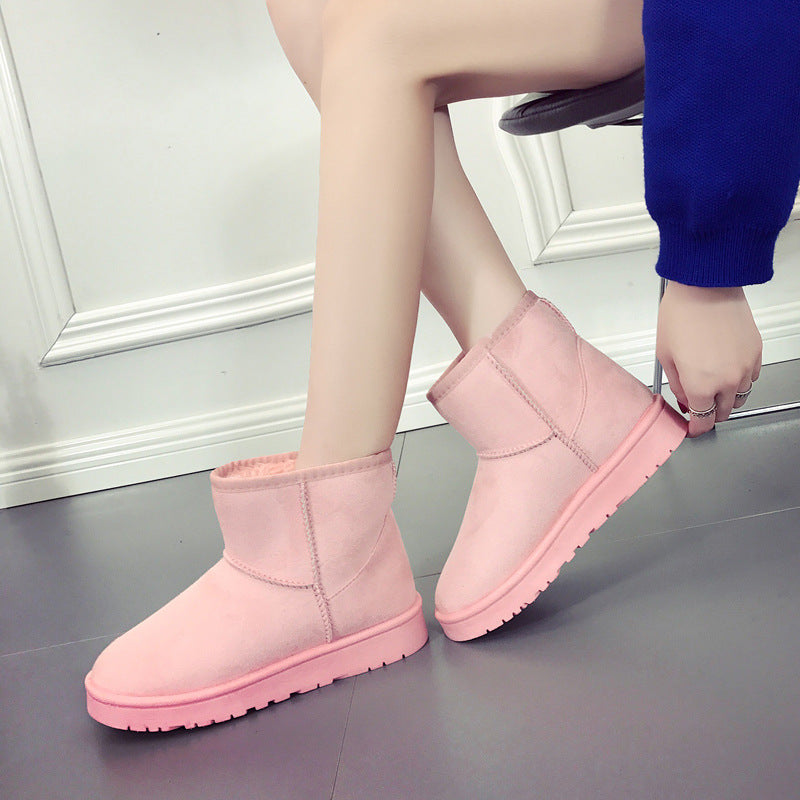 Snowboots dames met kunstbont, antislip en slijtvast in 11 kleuren
