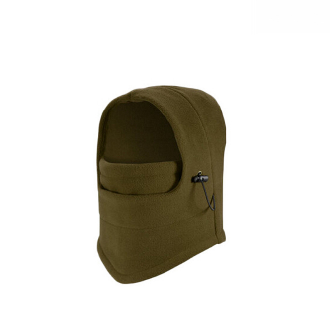 Fleece bivakmuts met trekkoord
