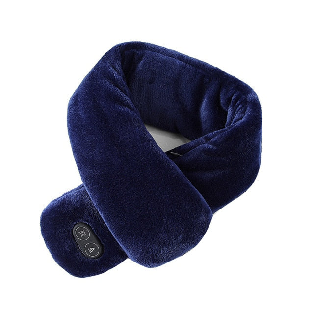 Warmteparadijs Verwarmde nekwarmer met trilmassage, 3 warmtestanden via USB