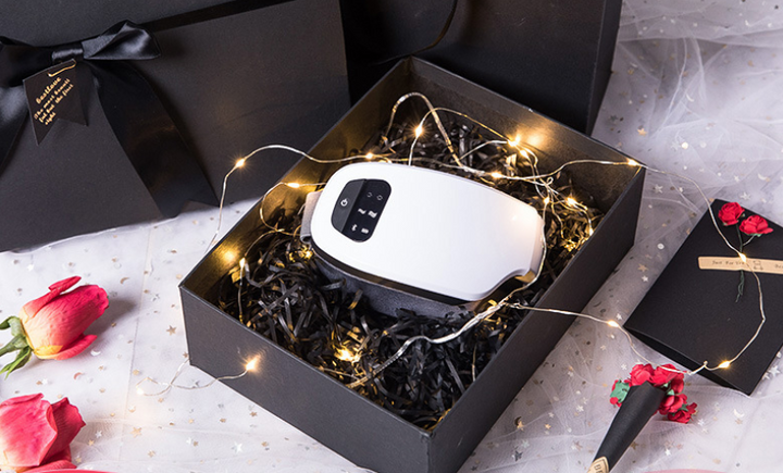 Oogmassage apparaat met warmte, luchtdruk en bluetooth muziek