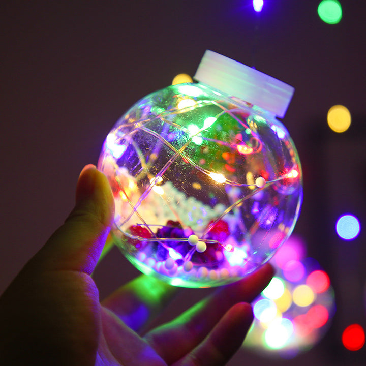 Lichtgordijn met kerstfiguren en 8 lichtstanden, met stekker