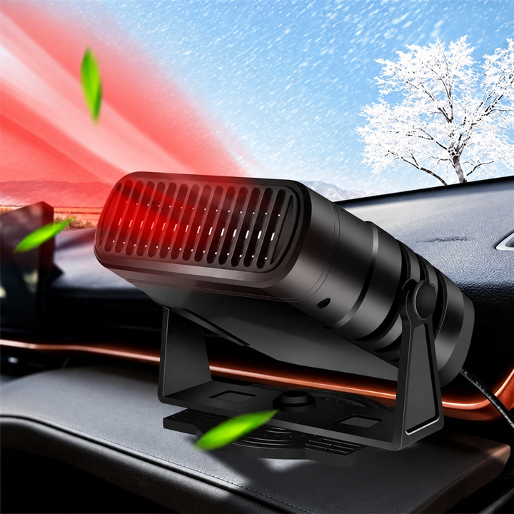 Warmteparadijs™ Autoheater 12V met verwarmen en koelen, 360° draaibaar