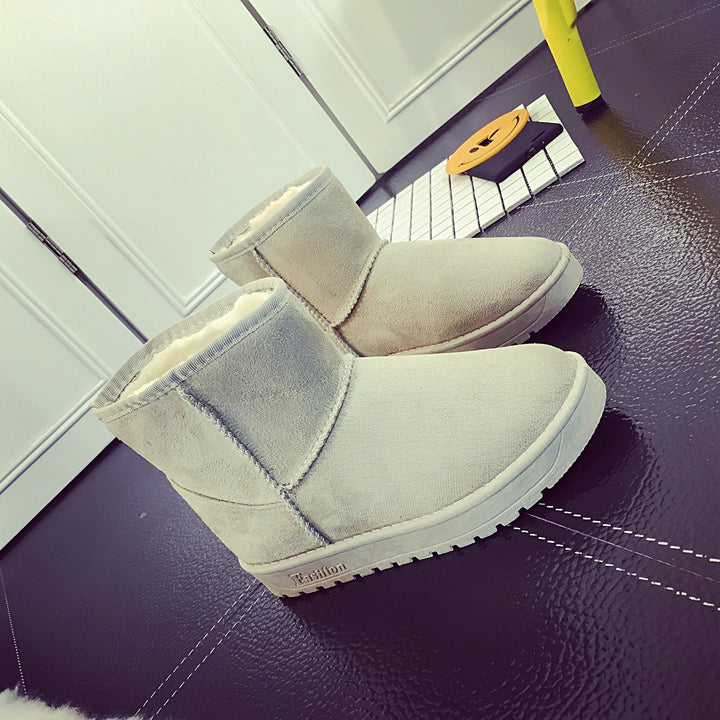 Snowboots dames met kunstbont, antislip en slijtvast in 11 kleuren