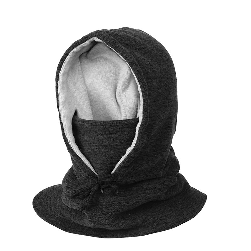 Fleece bivakmuts met capuchon
