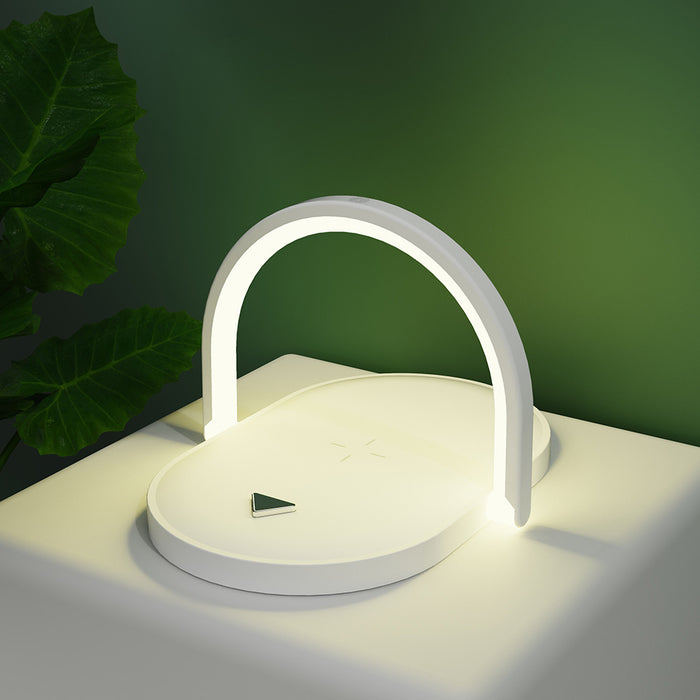 Warmteparadijs Opvouwbare bedlamp met draadloze telefoonoplader