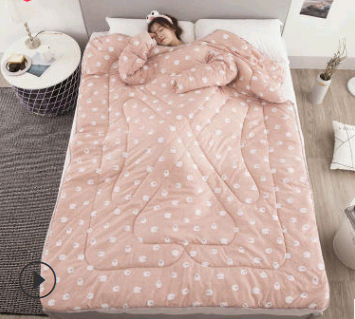 Winterdeken met mouwen voor op de bank en in bed, extra warm
