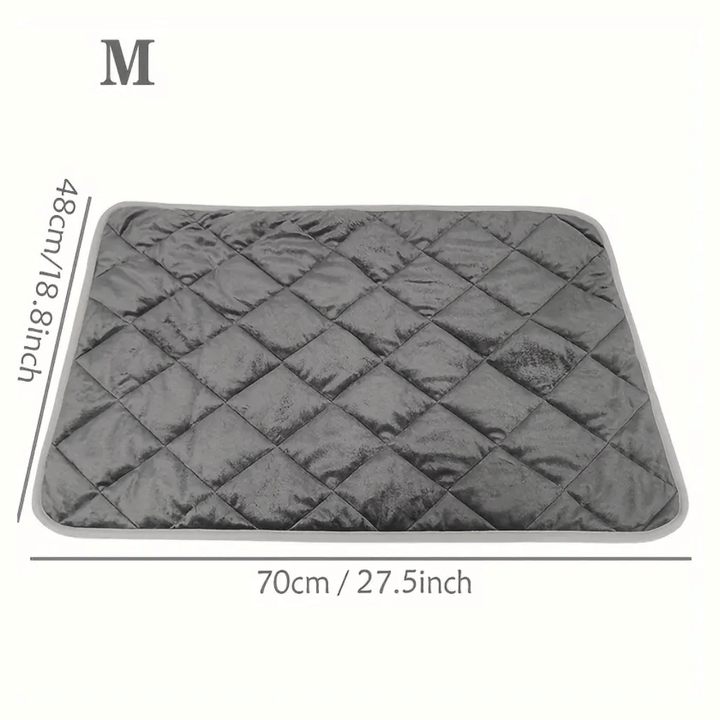 Warmteparadijs™ Zelfverwarmend ligkussen voor hond en kat met antislip onderkant