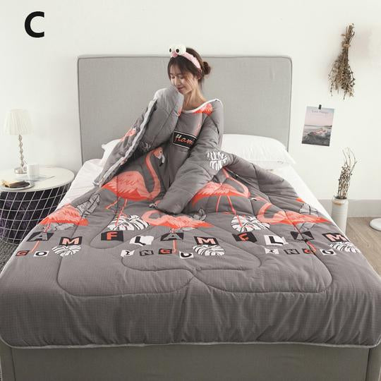 Winterdeken met mouwen voor op de bank en in bed, extra warm