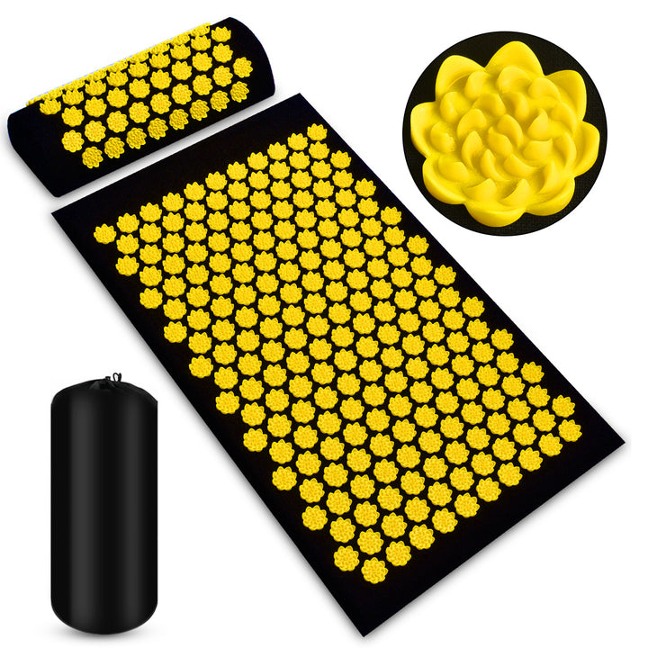 Spijkermat met kussen en opbergtas