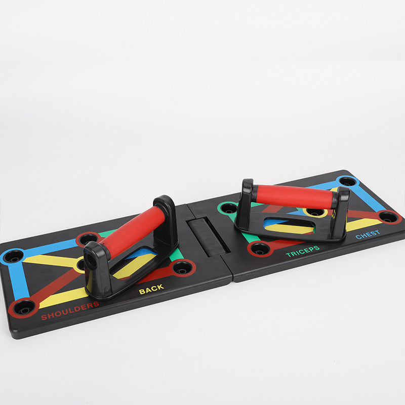 Opvouwbaar push-up board met handgrepen