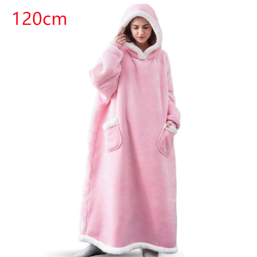 Hoodie deken oversized met zak, zacht en extra warm