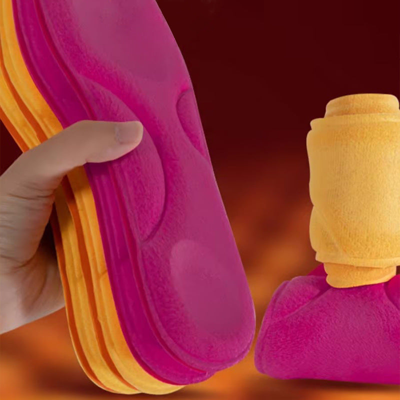 Rode pluche inlegzolen