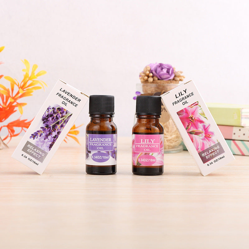Geurolie voor diffuser, 10 ml in 12 verschillende geuren