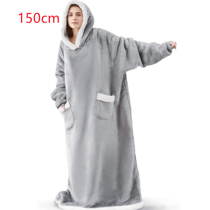 Hoodie deken oversized met zak, zacht en extra warm