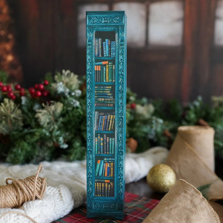 Boekenkast verrassingsdoos met mini boekjes