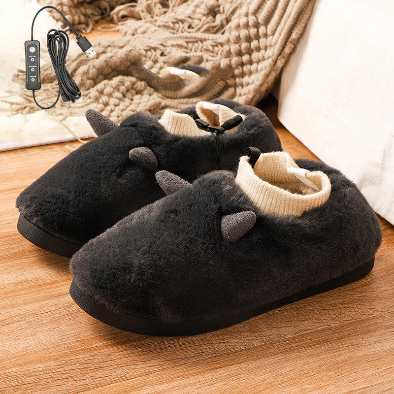 Verwarmde pantoffels op USB, super zacht fluweel