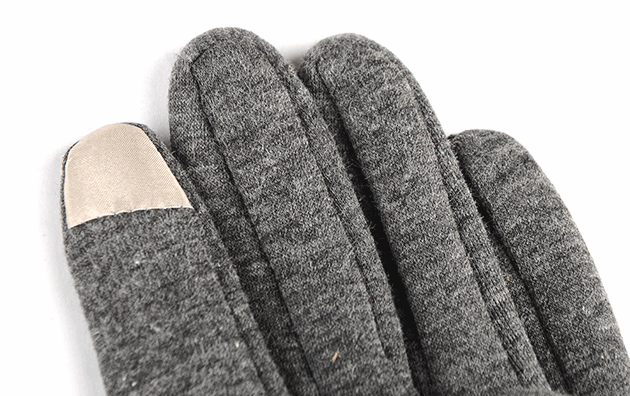Zwarte herenhandschoenen met manchet en gesp