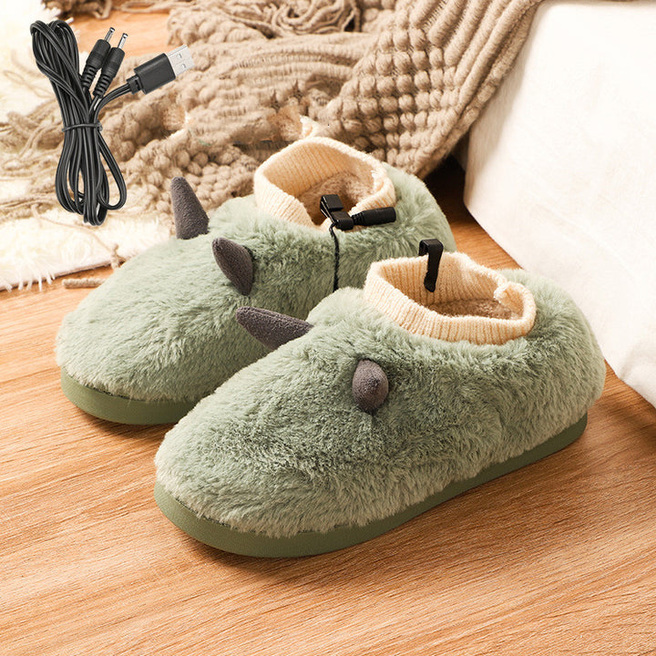Verwarmde pantoffels op USB, super zacht fluweel