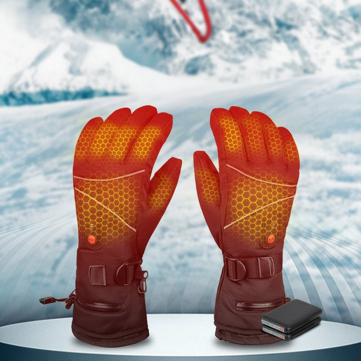 Warmteparadijs™ Waterdichte verwarmde handschoenen met oplaadbare accu