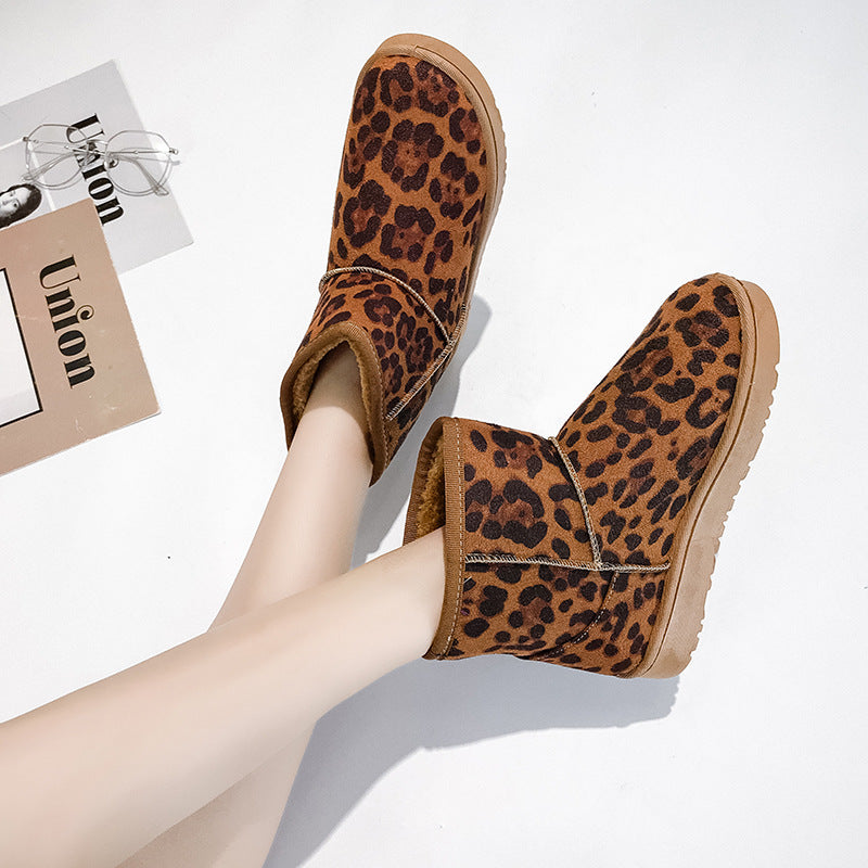 Snowboots dames met kunstbont, antislip en slijtvast in 11 kleuren