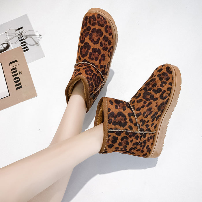 Warmteparadijs Snowboots voor dames met nepbont en antislip rubberzool