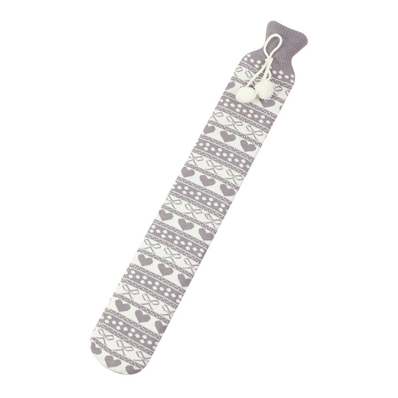 Kruik 2 liter met zachte fleece hoes en buikband