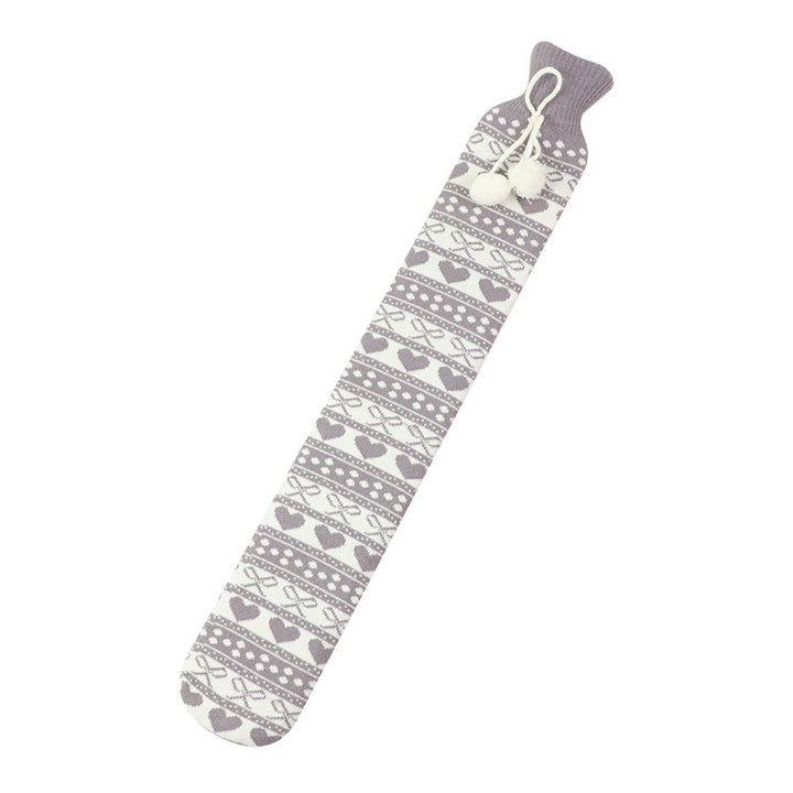 Kruik 2 liter met zachte fleece hoes en buikband