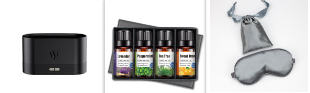 Aroma diffuser met vlameffect, ultrasone luchtbevochtiger