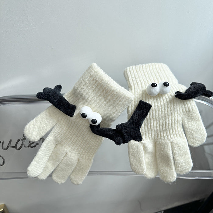Warmteparadijs Koppelhandschoenen met magnetische handjes