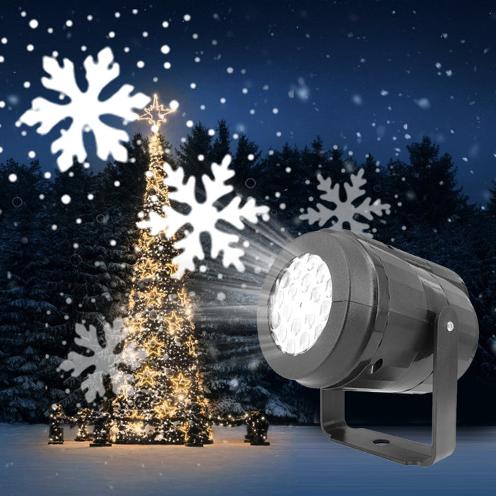 Warmteparadijs Draaiende sneeuwvlok projector voor binnen en buiten