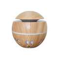 Aroma diffuser op USB met koele stoom in lichtbruin of donker hout