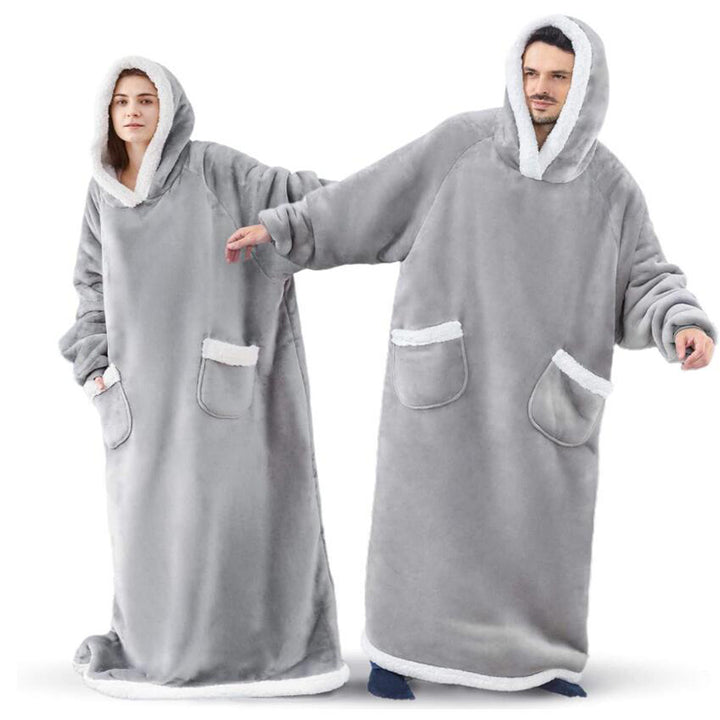 Hoodie deken oversized met zak, zacht en extra warm