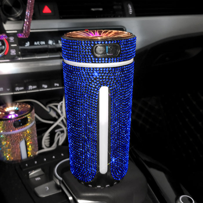 Warmteparadijs Strass auto-diffuser met kleurlicht, via USB