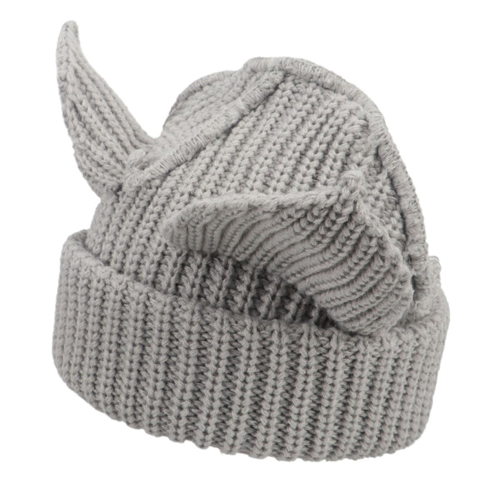 Gebreide muts met kattenoortjes
