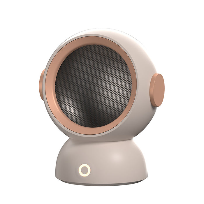 Warmteparadijs Ronde mini kachel in astronauthelm-design