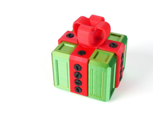 Warmteparadijs Irritante cadeaudoos met schroeven, 3D-geprint