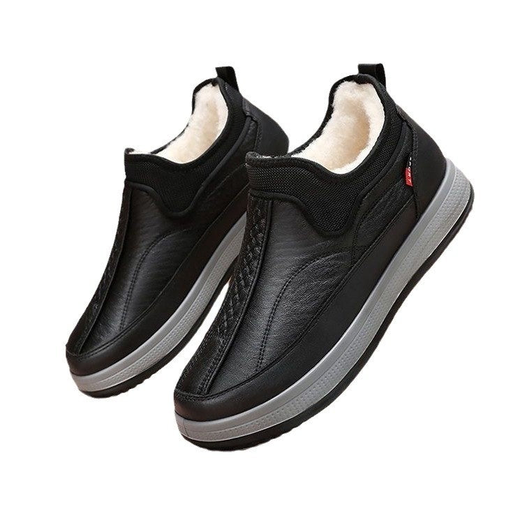 Gevoerde enkelboots heren – warm met antislipzool