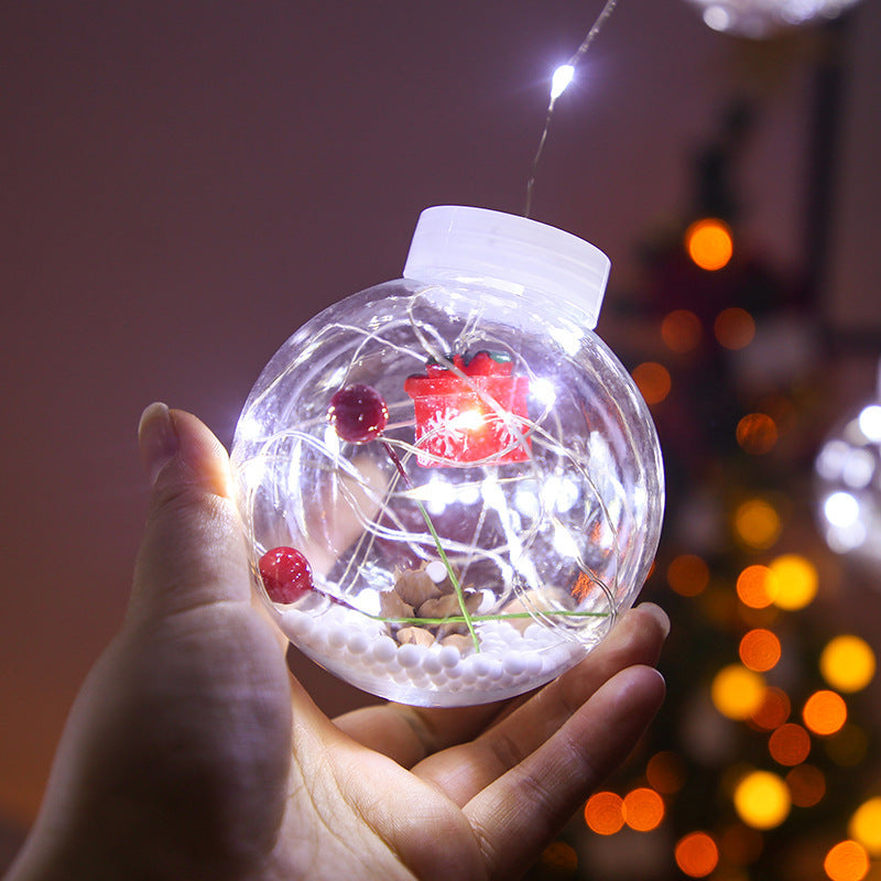 Lichtgordijn met kerstfiguren en 8 lichtstanden, met stekker