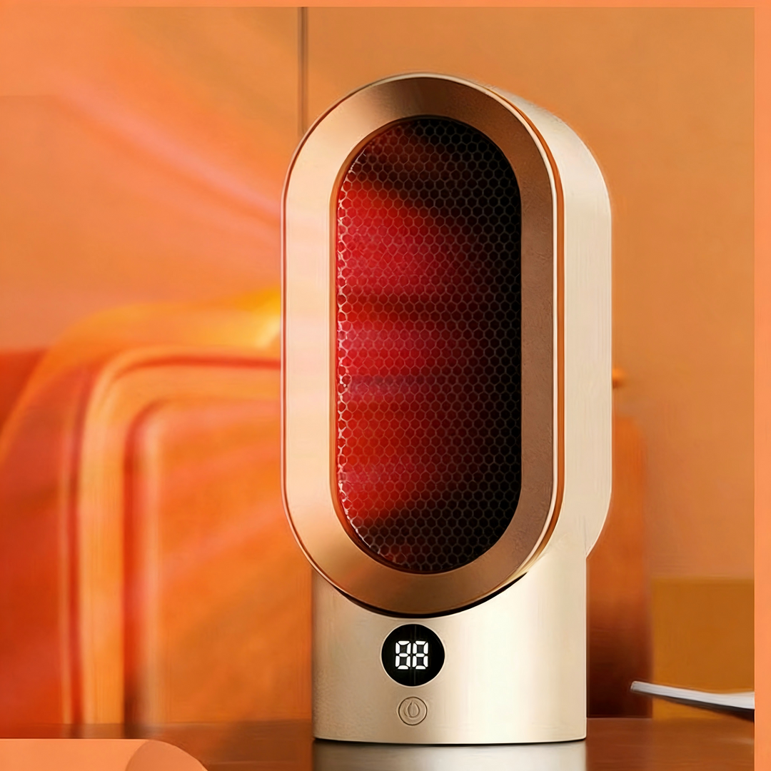 Warmteparadijs™ Compacte heteluchtkachel met snelle warmte en standen