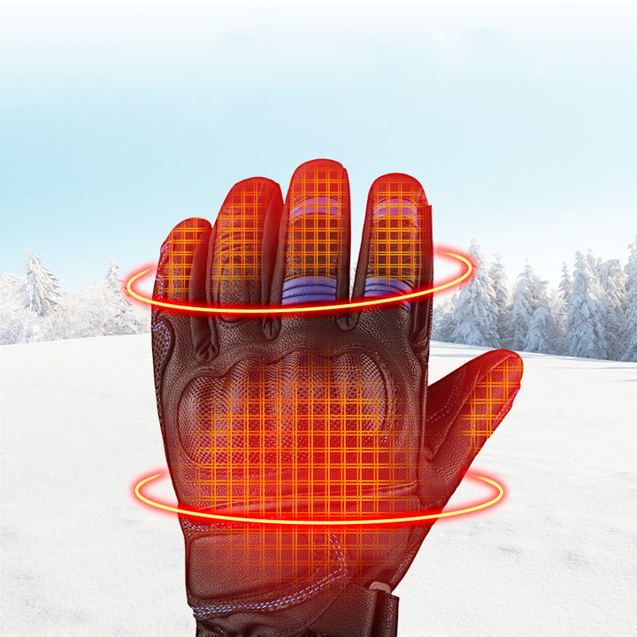 Warmteparadijs™ Verwarmde handschoenen met winddichte buitenlaag