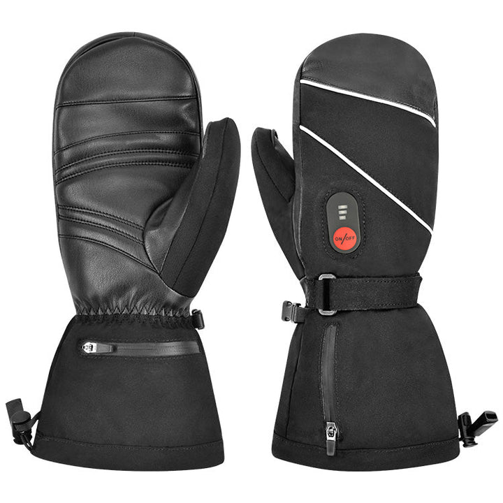 Warmteparadijs™ Verwarmde skihandschoenen met touchscreen-vingers