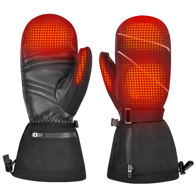 Warmteparadijs™ Verwarmde skihandschoenen met touchscreen-vingers