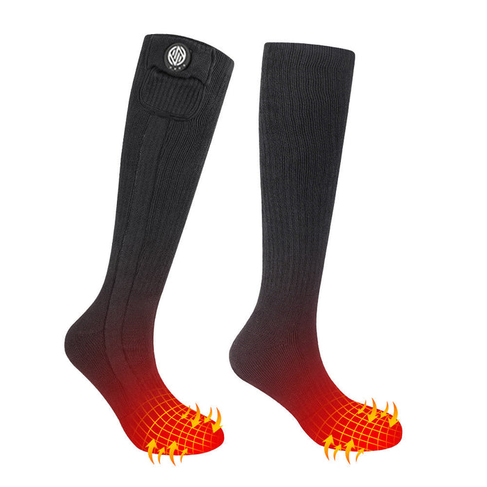 Warmteparadijs™ Verwarmde skisokken van katoen – wasbaar