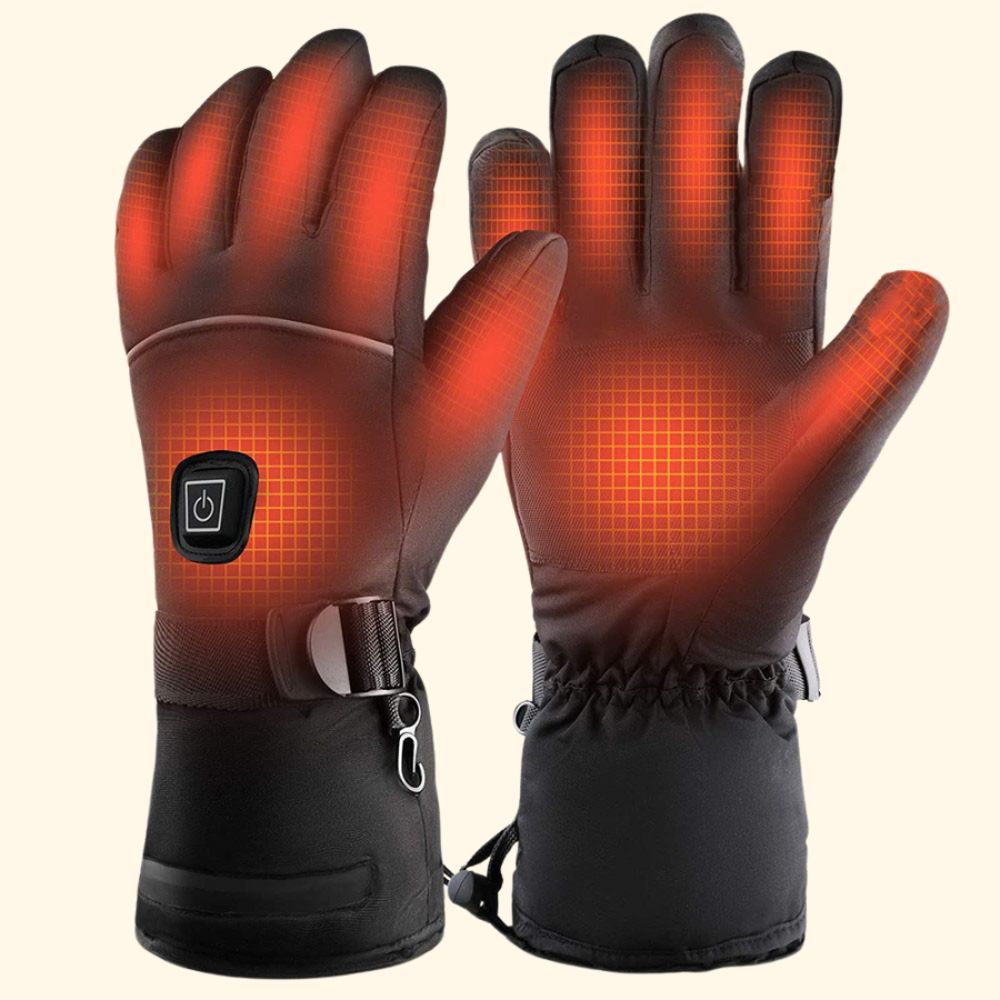 Warmteparadijs™ Verwarmde handschoenen met carbonvezel en drie warmtestanden