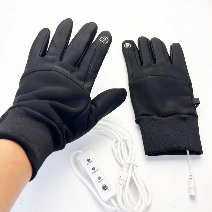 Warmteparadijs Verwarmde touchscreen handschoenen met warmte op palm en rug