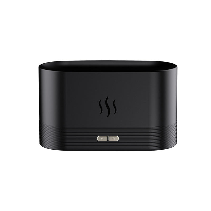 Aroma diffuser met vlameffect, ultrasone luchtbevochtiger